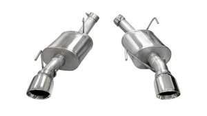 Ford Mustang Performance Exhaust - Rear - CORSA Performance - Axle-Back Xtreme with Dual Rear Exit and 4in. Polished Pro-Series Tips - `05-`10